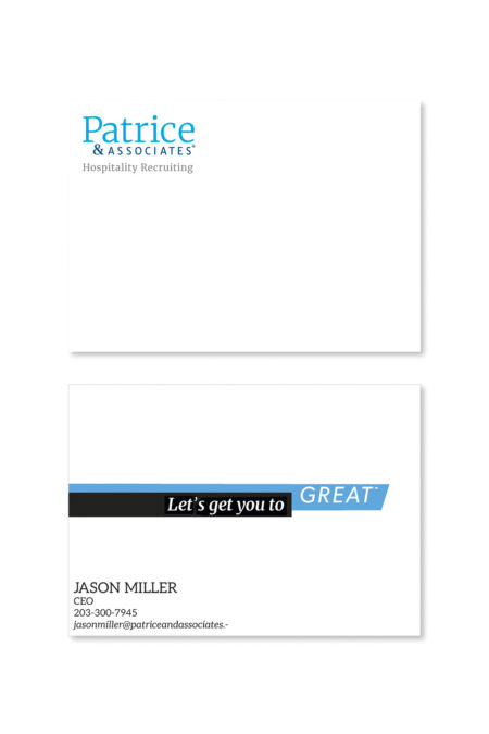 5" x 7" Postcards | Hospitality Recruiting