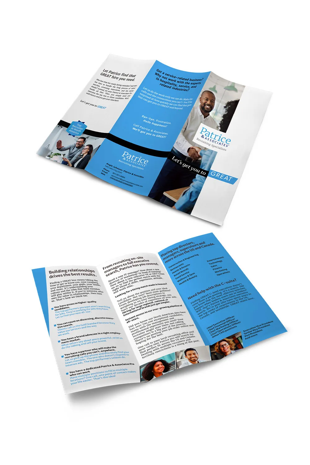 Alternative view of Recruiting Trifold Brochure